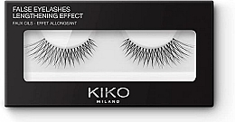 Парфумерія, косметика Накладні вії "Для ефекту подовження" - Kiko Milano False Eyelashes Exaggerate 02