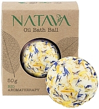 Масляный шарик для ванны "Луговые цветы" - Natava Oil Bath Ball Wild Flowers — фото N1