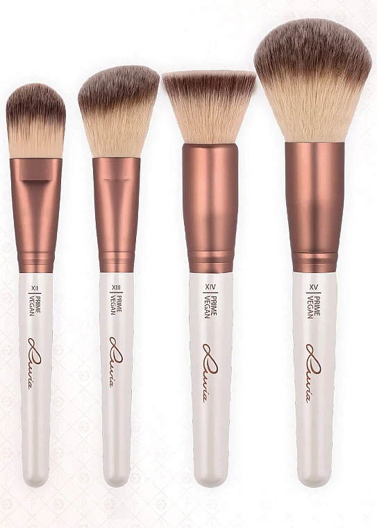 Набір пензлів для макіяжу, 15 шт. - Luvia Cosmetics Prime Vegan Brush Set — фото N2