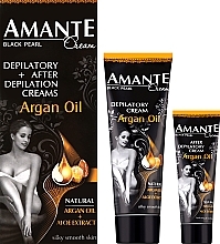 Набір для депіляції з аргановою олією - Sts Cosmetics Amante (cr/75ml + cr/25ml) — фото N1