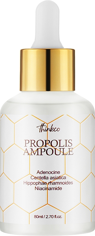 Омолоджувальна сироватка для обличчя з прополісом - Thinkco Propolis Ampule — фото N1