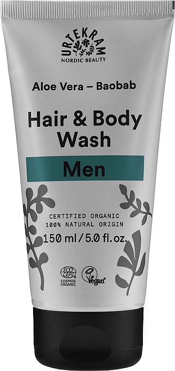 Шампунь для волос и тела "Баобаб и Алоэ Вера" - Urtekram Aloe Vera Baobab Hair&Body Wash — фото N3
