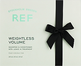 Парфумерія, косметика Набір - REF Weightless Volume Set (h/shampoo/285ml + h/cond/245ml + leave/in/tr/125ml)
