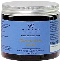 Парфумерія, косметика Маска для світлого волосся - Mawawo Blonde Hair Mask