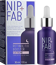 Концентрат для обличчя омолоджувальний нічний з ретинолом - NIP + FAB Retinol Fix Booster Extreme — фото N2