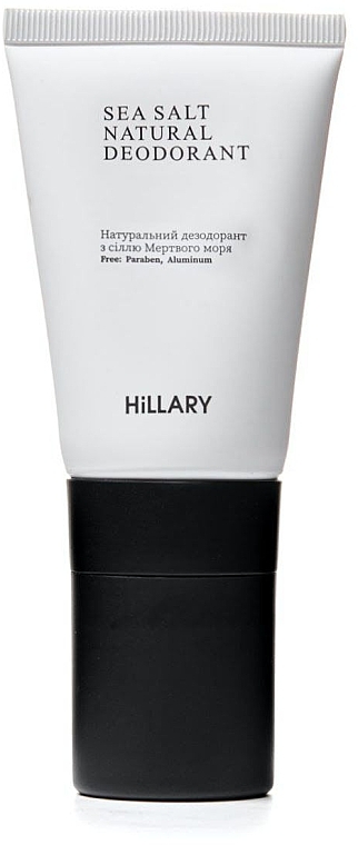 Натуральний дезодорант з сіллю Мертвого моря - Hillary Sea Salt Natural Deodorant — фото N1