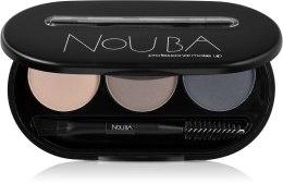 Косметический набор для бровей - NoUBA Eyebrow Powder Kit — фото N1
