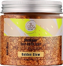 Соль для ванны "Golden Glow" - Be Trendy Shimmer Sea Bath Salt — фото N1