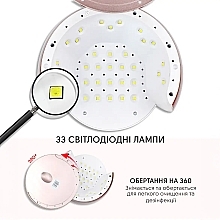 Лампа для манікюру 48 Вт, 33 LED, біла - SML S3 White — фото N6