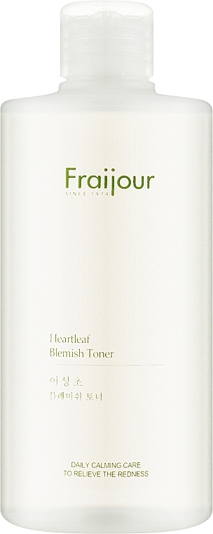 Заспокійливий тонер для чутливої і проблемної шкіри обличчя - Fraijour Heartleaf Blemish Toner — фото N1