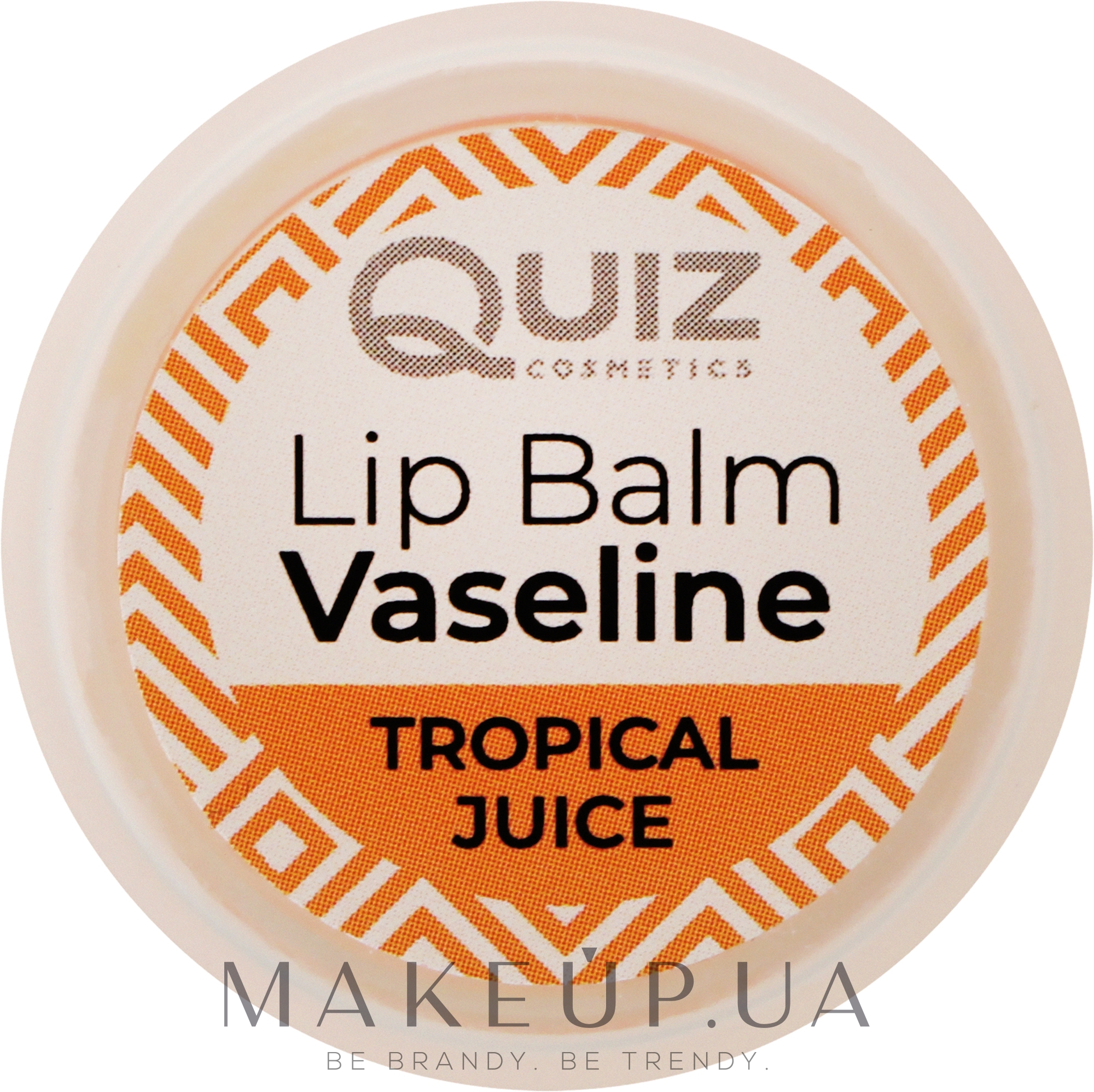 Бальзам для губ с вазелином - Quiz Cosmetics Vaseline Lip Therapy — фото Tropical Juice