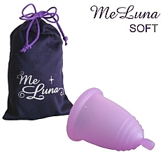 Парфумерія, косметика Менструальна чаша з кулькою, розмір L, рожева - MeLuna Soft Menstrual Cup Ball