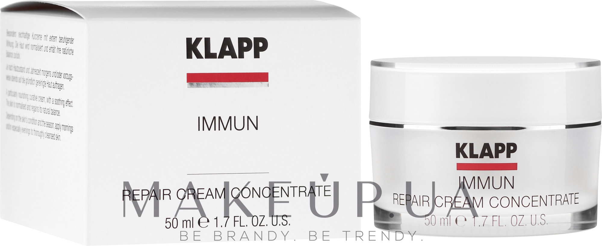 Відновлювальний крем-концентрат - Klapp Immun Repair Cream Concentrate — фото 50ml