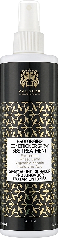 Зміцнювальний кондиціонер-спрей для волосся - Valquer Prolonging Conditioner Spray Sbs Divinityeffect — фото N1