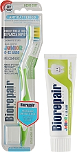 Парфумерія, косметика Набір - Biorepair (toothpaste/75ml + toothbrush/1шт)