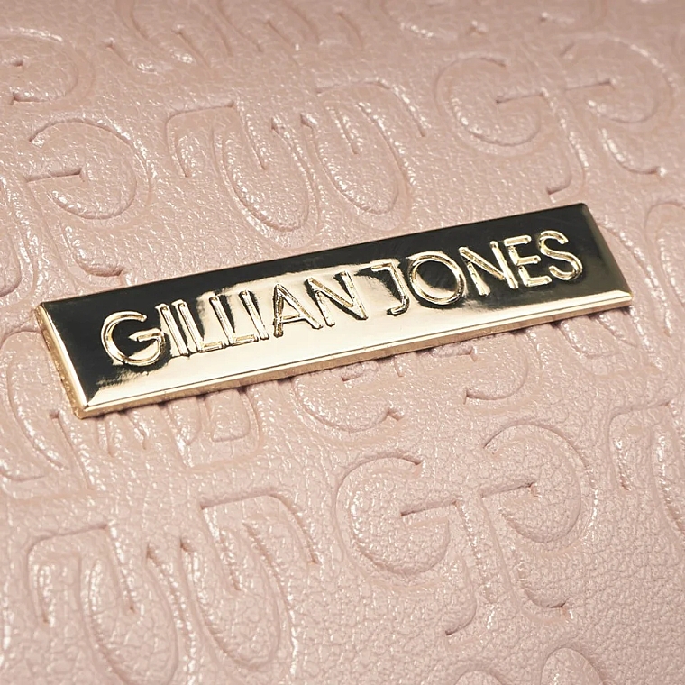 Косметичка - Gillian Jones Natascha Toilettry Bag in Beige w. Logo — фото N2