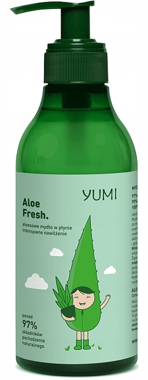 Рідке мило для рук "Aloe Fresh" - Yumi Liquid Hand Soap — фото N1