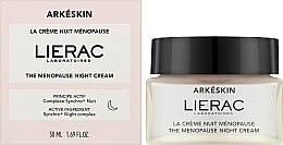 УЦЕНКА Ночной крем для лица - Lierac Arkeskin The Menopause Night Cream * — фото N2