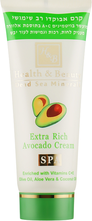 Багатофункціональний крем - Health And Beauty Extra Rich Avocado Cream — фото N1