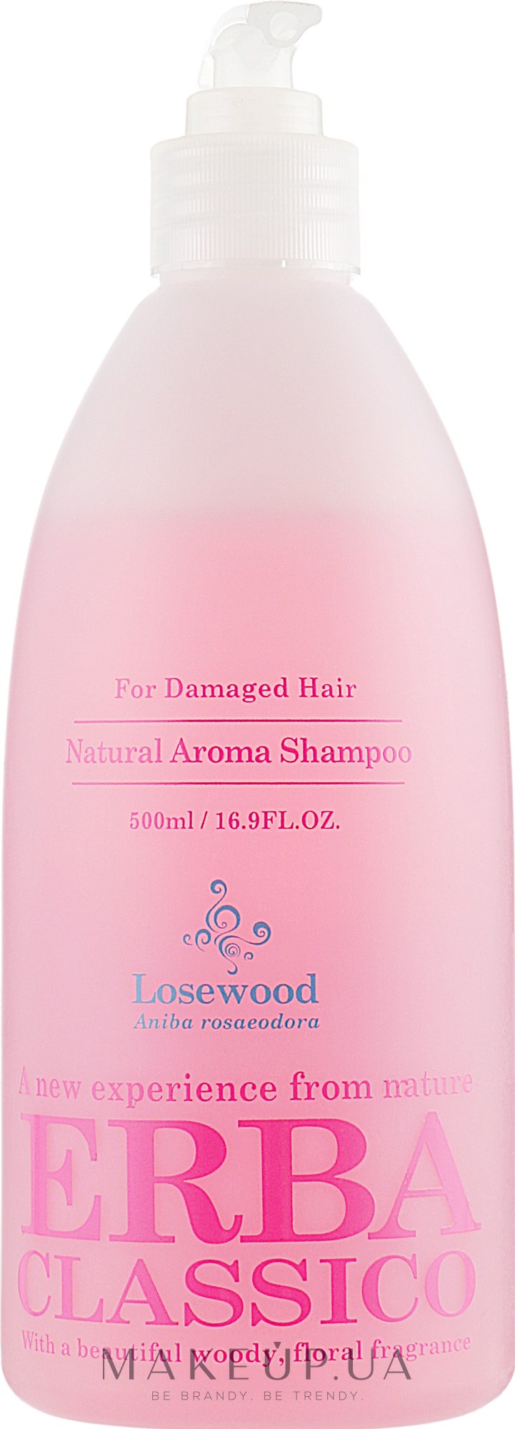 Шампунь для волосся, з екстрактом трояндового дерева  - Erba Classico Rosewood Hair Shampoo — фото 500ml