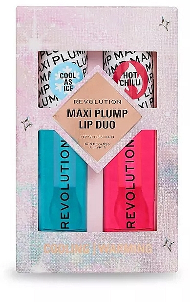 Набор - Makeup Revolution Maxi Plump Lip Duo (lip/plump/2pcs) — фото N1