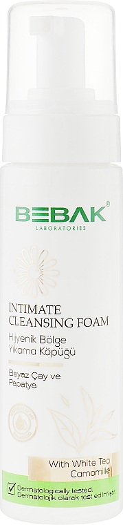 Пінка для інтимної гігієни - Bebak Laboratories Intimate Cleansing Foam — фото N1
