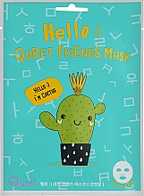Парфумерія, косметика Маска з екстрактом кактуса - Quret Hello Friends Cactus Mask