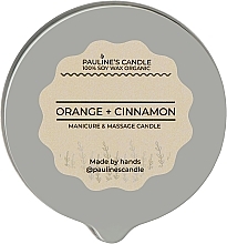 Масажна свічка "Апельсин і кориця" - Pauline's Candle Orange & Cinnamon Manicure & Massage Candle — фото N5