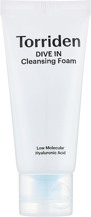 Очищающая пена с низкомолекулярной гиалуроновой кислотой - Torriden Dive-In Cleansing Foam