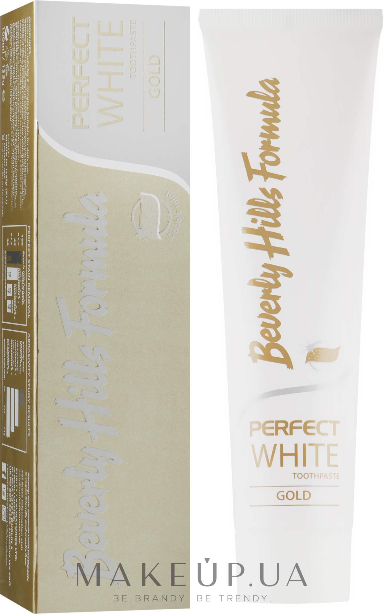 Отбеливающая зубная паста - Beverly Hills Formula Perfect White Gold — фото 100ml
