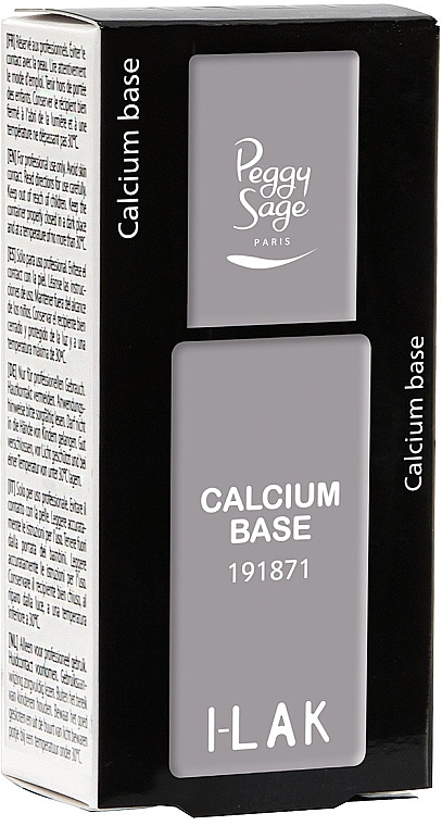 База с кальцием для гель-лака - Peggy Sage Semi-Permanent Calcium Base — фото N2
