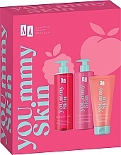 Набір - AA You.mmy Skin Raspberry (show gel/400ml + b/cr/400ml + b/scrub/200ml) — фото N1