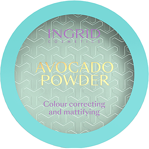 Пудра для обличчя з авокадо - Ingrid Cosmetics Avocado Powder Colour Correcting And Mattifying — фото N1