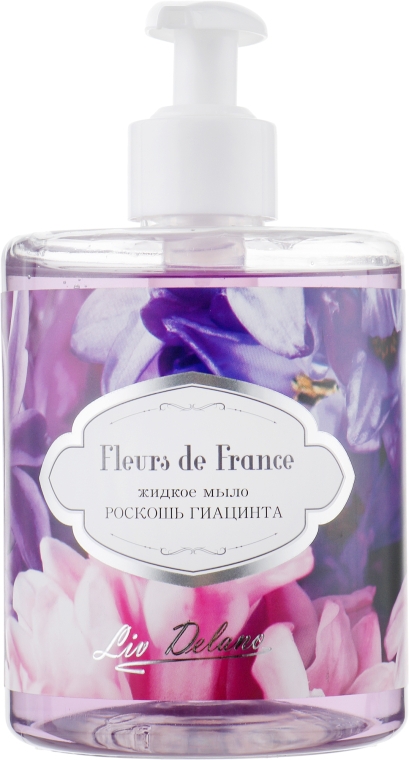 Жидкое мыло "Роскошь гиацинта" - Liv Delano Fleurs de France Liquid Soap