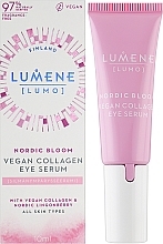 Сыворотка для области вокруг глаз - Lumene Lumo Nordic Bloom Vegan Collagen Eye Serum — фото N2