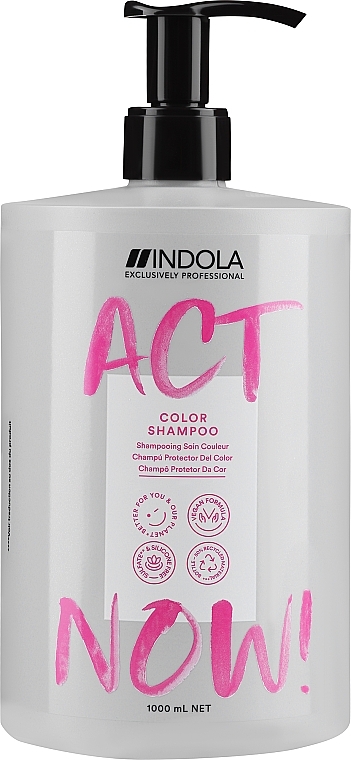 Шампунь для окрашенных волос - Indola Act Now! Color Shampoo — фото N5