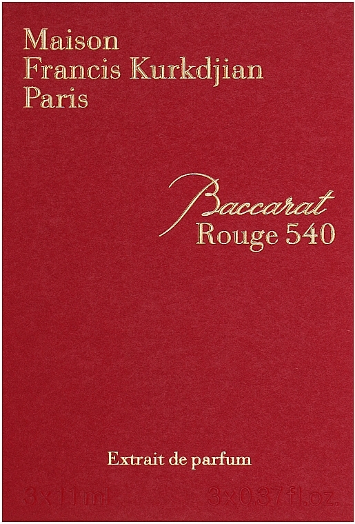 Maison Francis Kurkdjian Baccarat Rouge 540 - Набор (parfum/3x11ml)