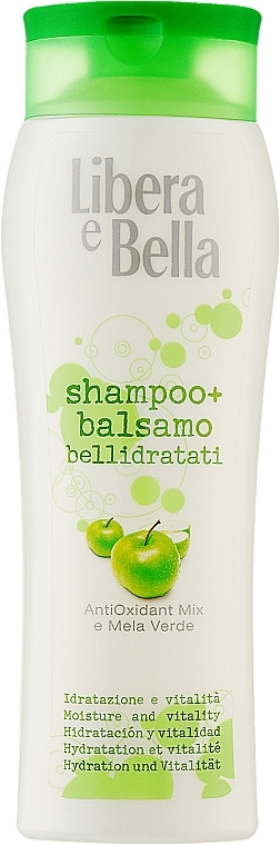 Шампунь + бальзам для частого мытья волос - Libera e Bella Bellidratati Shampoo & Balm — фото N1