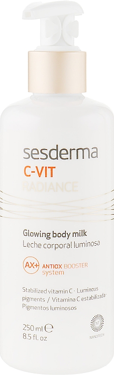 Молочко для тела для сияния кожи - Sesderma C-Vit Radiance Glowing Body Milk — фото N2