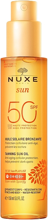 Набор - Nuxe Sun SPF 50 (b/oil/150ml + b/lot/100ml) — фото N2