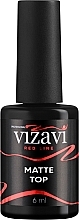 Парфумерія, косметика Фінішне матове покриття без липкого шару - Vizavi Professional Red Line Matte Top