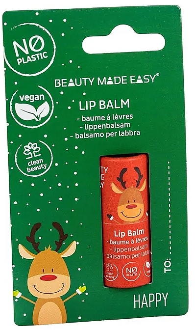 Бальзам для губ - Beauty Made Easy Happy Vegan Lip Balm — фото N3