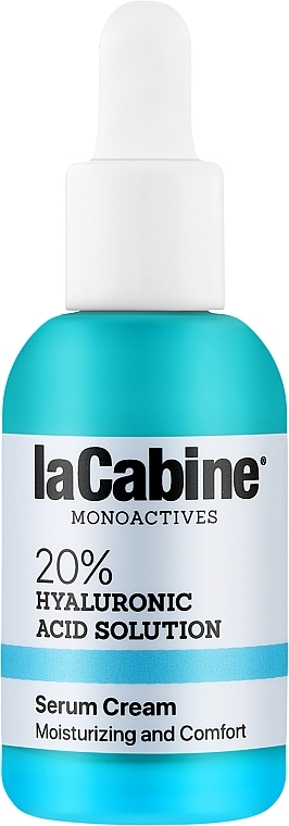Зволожувальна крем-сироватка для обличчя - La Cabine Monoactives 20% Hyaluronic Serum Cream — фото N1