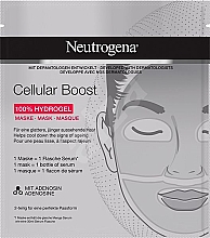 Парфумерія, косметика Гідрогелева маска для обличчя - Neutrogena Cellular Boost 100% Hydrogel Mask