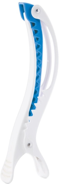 Затискачі для волосся, біло-блакитні - Dajuja Penguin Clip White-Blue — фото N2