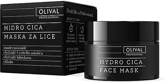 Зволожувальна маска для обличчя - Olival Hydro Cica Face Mask — фото N1