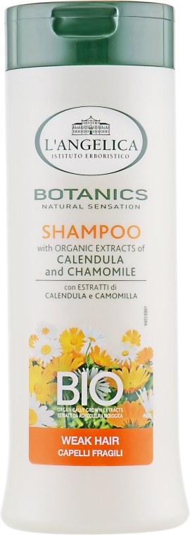 Восстанавливающий шампунь для ослабленных волос - L'Angelica Botanics Shampoo Weak Hair