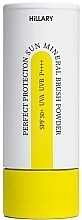 Сонцезахисна мінеральна пудра прозора з SPF 50+ - Hillary Perfect Protection Sun Mineral Brush Powder Sheer Matte SPF 50+ — фото N1
