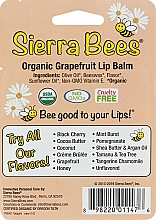 Набор бальзамов для губ "Грейпфрут" - Sierra Bees (lip/balm/4x4,25g) — фото N2