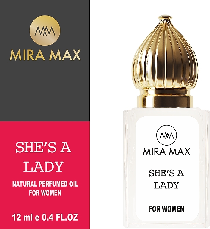 Mira Max She's a Lady - Парфумована олія для жінок